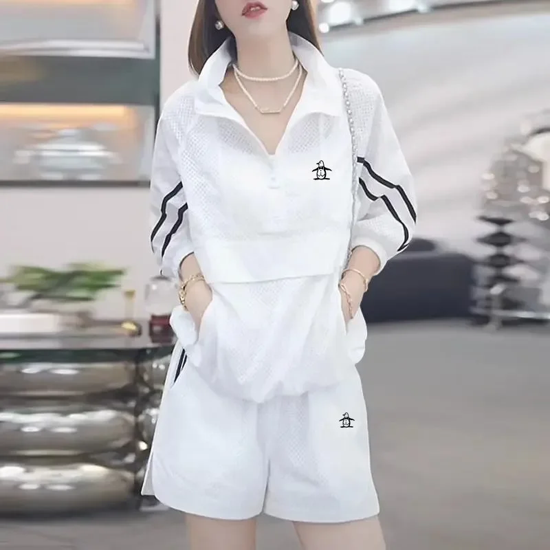 Golf Equipment Set - ชุดกอล์ฟสำหรับผู้หญิง ฤดูร้อน เสื้อผ้ากอล์ฟใหม่ แฟชั่น ชุดกีฬาเพื่อการพักผ่อน ชุดกอล์ฟสำหรับผู้หญิง