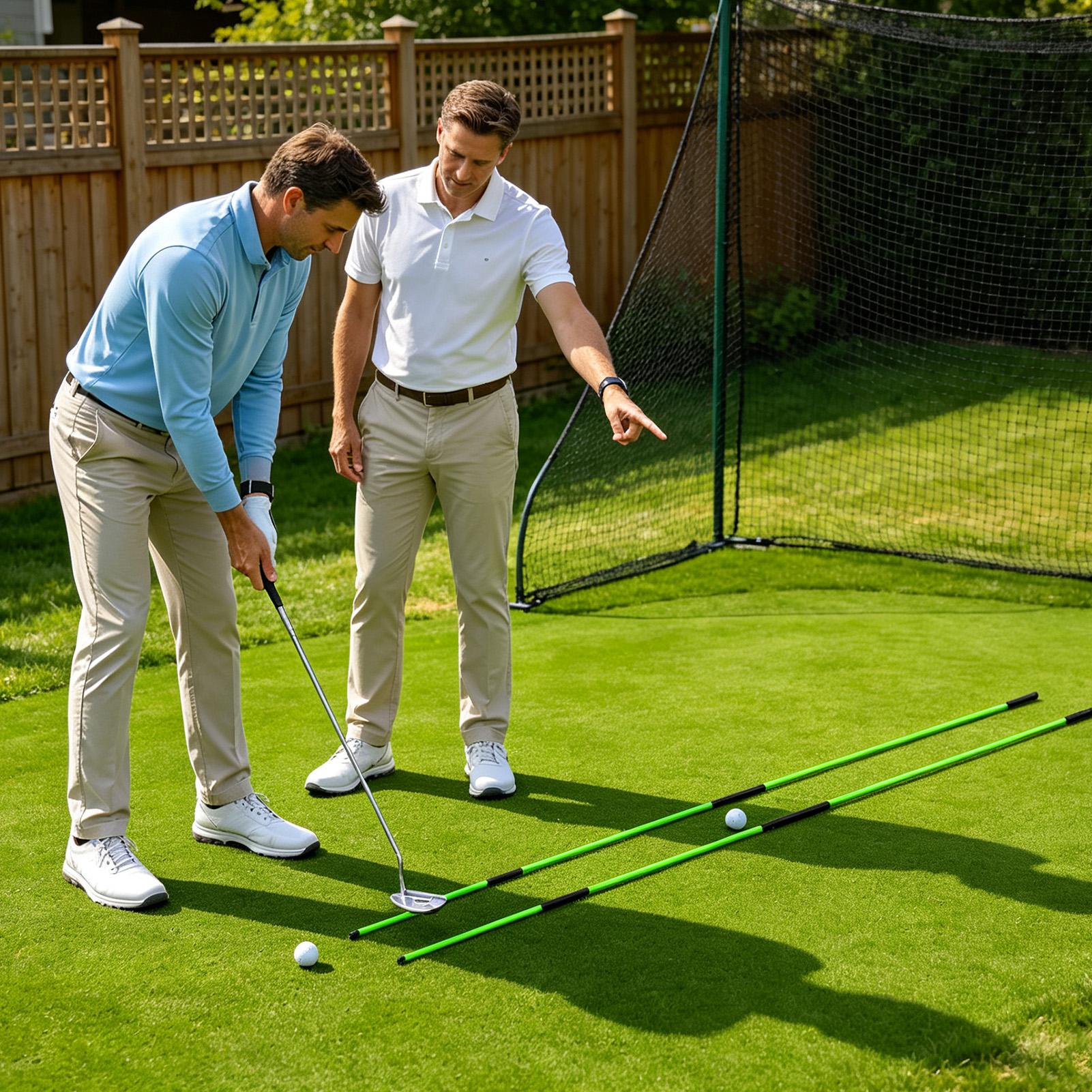 Golf Equipment Women - อุปกรณ์ฝึกการจัดแนววงสวิงกอล์ฟแบบพกพา อุปกรณ์แก้ไขวงสวิงกอล์ฟสำหรับผู้ชาย ผู้หญิง และนักกอล์ฟมือใหม่