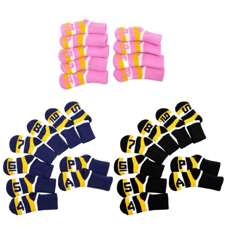 9 ชิ้นกอล์ฟเหล็ก Headcover กอล - Golf Equipment Set บทวิจารณ์และราคา