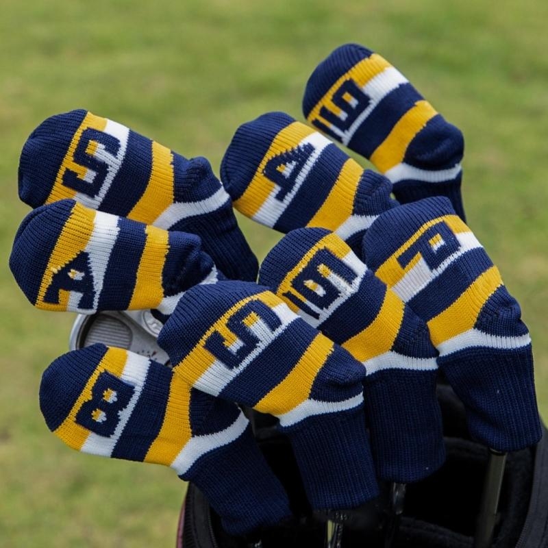 9 ชิ้นกอล์ฟเหล็ก Headcover กอล - Golf Equipment Set บทวิจารณ์และราคา