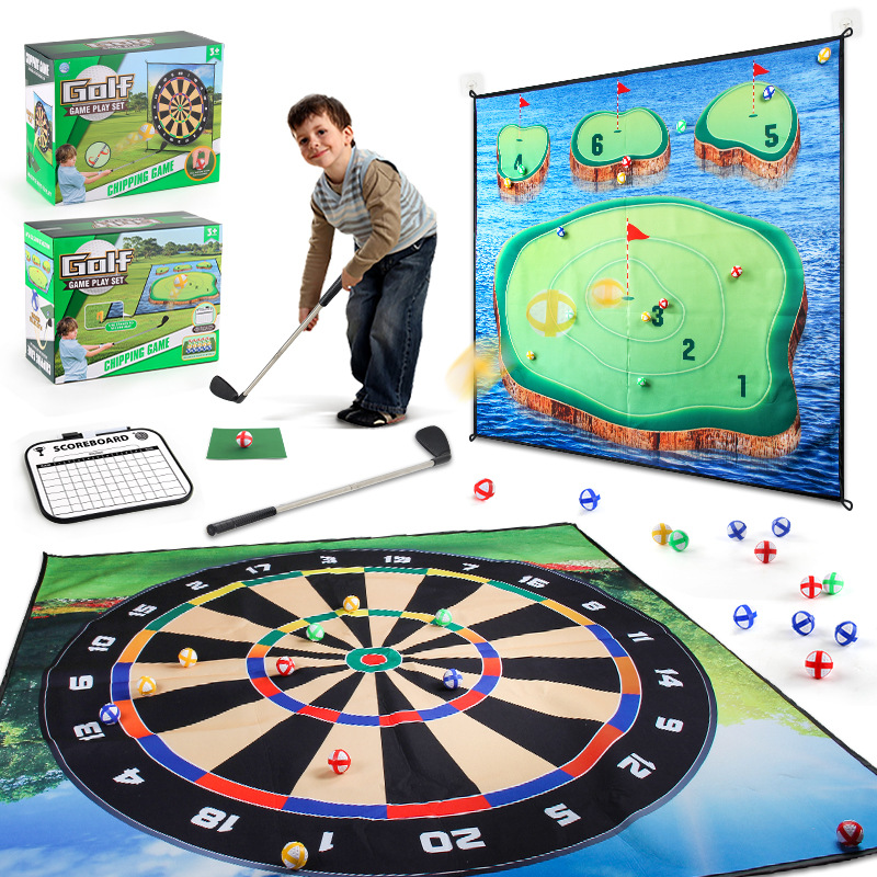 เสื่อเกมกอล์ฟ, ชุดของเล่นเด็ก, - Golf Equipment Set บทวิจารณ์และราคา